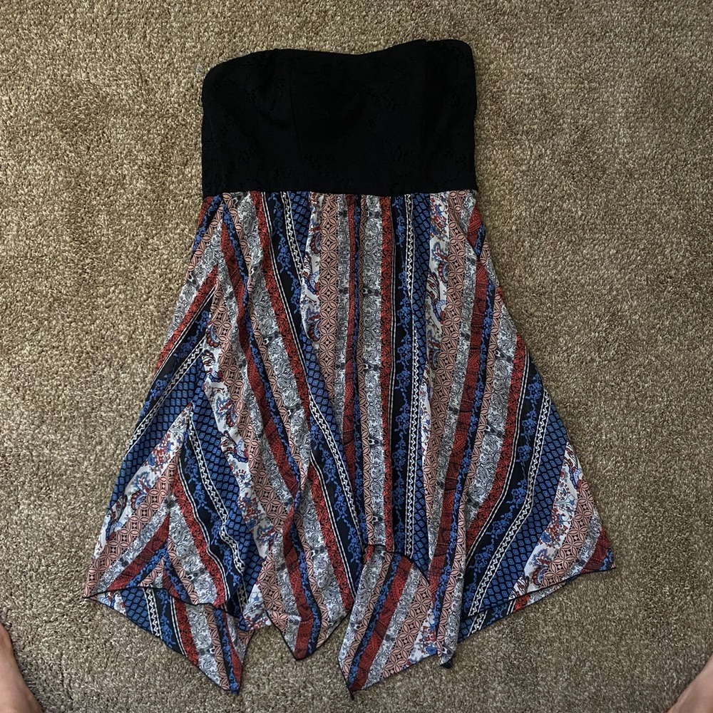 Almost famous strapless dress